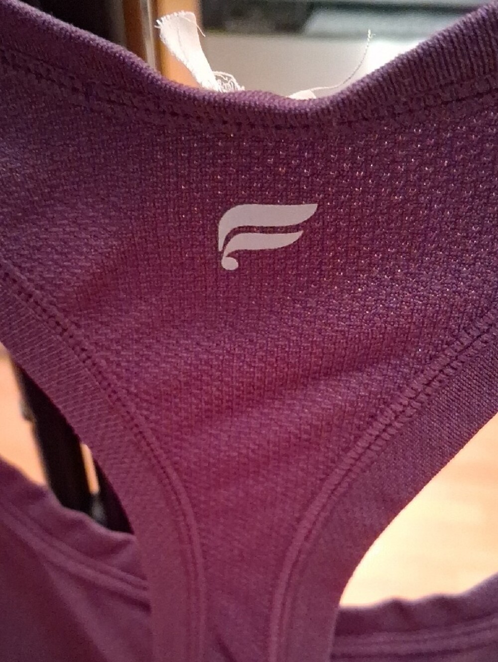 Fabletics Deep Plum Racerback Tank - Picture 2 of 6